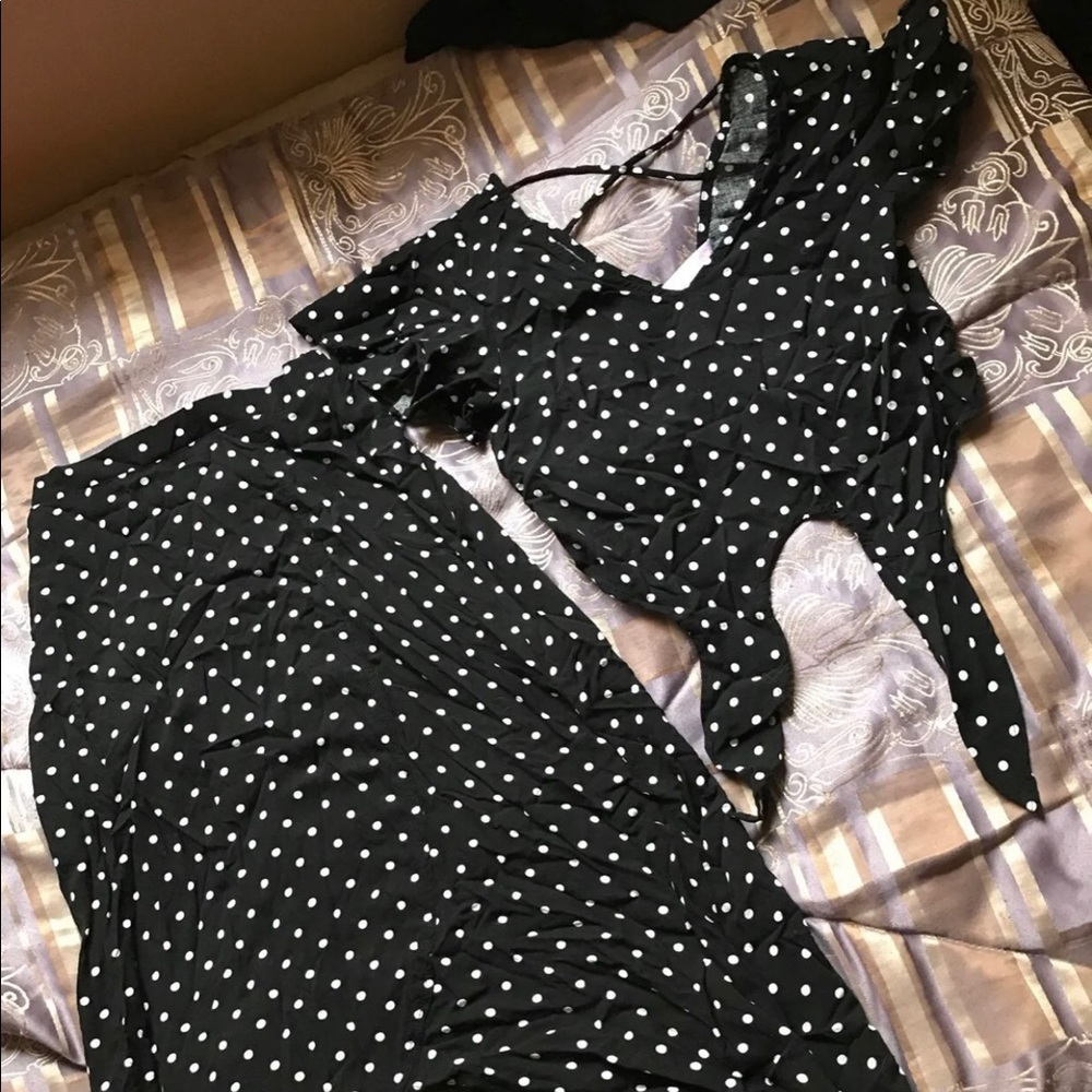 Matching top and skirt